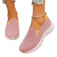 thumbnail image 5 of YOUYEDIAN Sneakers for Women Versatile Mesh Knit Round Toe Casual Soft Comfy Sneakers Fashion Slip On Stretch Walking Shoes, 5 of 5