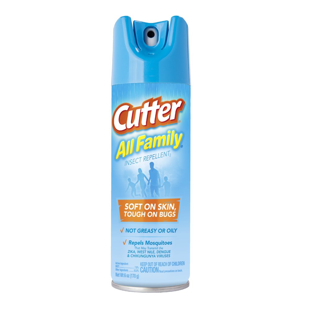 Cutter All Family Insect Repellent, Aerosol Spray, 6oz