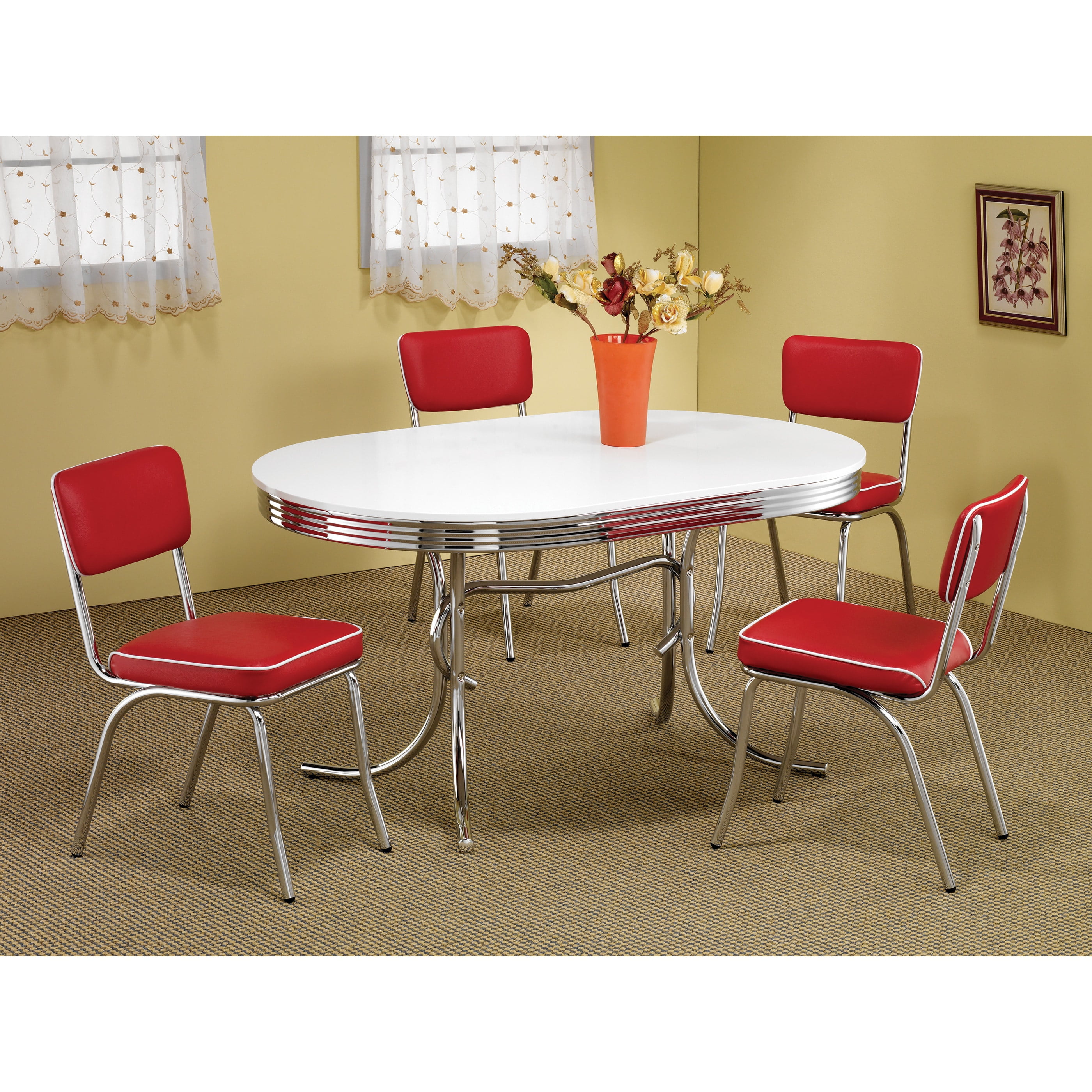 Retro oval clearance dining table