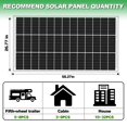 thumbnail image 5 of WERCHTAY 200W Monocrystalline Solar Panel for RV, Caravan, Boat, Car, Camping, Marine, Rooftop, Farm, and Off-Grid Applications, 5 of 13