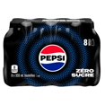 thumbnail image 2 of Pepsi Zero Sugar Cola 8 x 355 ml, Bottles, 2 of 8