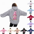 thumbnail image 4 of Towmus Christmas Sweaters for Women Y2K Graphic Long Sleeve Funny Festive Hoodie Fall Winter Womens Tops, 4 of 8
