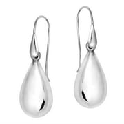 AERAVIDA Vintage Boho Chic Teardrop .925 Sterling Silver Dangle Earrings