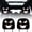 B, variant on Cartoon Expression Theme Seat Headrest With Indoor And Comfortable Printing Design Car Interior compatible with Machine Lights for Trucks inside Automotive Interior Interior Glow Lights for Cars