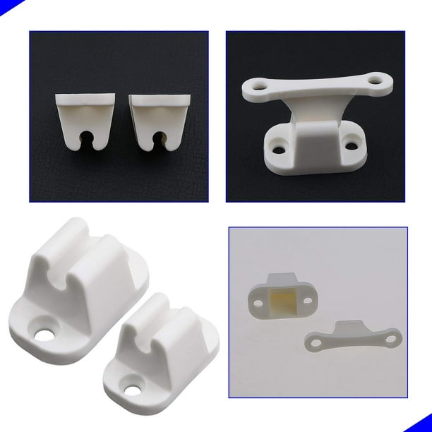 Retenedor Magnético Puerta Autocaravana - 2 Piezas - Silicona Y ABS - Color Gris