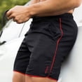 thumbnail image 2 of Pantalones cortos deportivos para hombre, de malla fina, de secado rápido, informales, transpirables, para correr, de talla media, 2 of 5