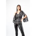 thumbnail image 2 of Blusa cuadros manga larga AMAD Casual para mujer Talla S, 2 of 5