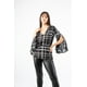 thumbnail image 2 of Blusa cuadros manga larga AMAD Casual para mujer Talla S, 2 of 5