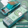 thumbnail image 1 of Estuche multifunción para lápices, caja organizadora de papelería, bonito patrón, útiles escolares Hy, 1 of 5