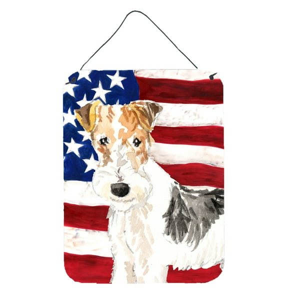 Patriotic USA Yorkie Yorkshire Terrier Wall or Door Hanging Prints