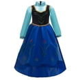 thumbnail image 4 of Anna Princess Dress For Girls Cosplay Dress up Birthday Christmas Outfits, 4 of 7