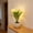 White, variant on NWOKYZGH Tulip Lamp LED Simulation Tulip Night Light Fake Flower Bouquet with Vase Bedroom Bedside Lamp for Home Living Room Desktop Decor
