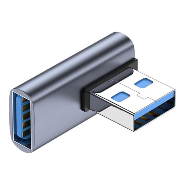 Adaptador 5V 3A Conector 10Gbps Tipo-A a Tipo-A OTG para Computadora (E)