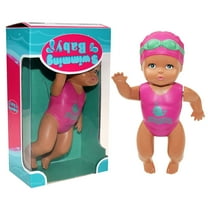 Swimming Doll, 2025 New Packaging Waterproof Swimmer Doll, Motorized Swimming Doll, Water Baby Doll for Pool/Bathroom Play, The Best Gift for Kids
