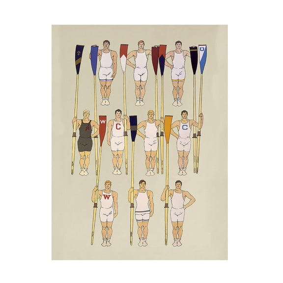 Trademark Fine Art Edward Penfield Penfield Vintage Sports Illustrations VI Canvas Wall Art