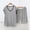 Black plus size shorts set a1, variant on Cagogo Women Plus Size 2 Piece Shorts Set V Neck Short Sleeve Tshirt Elastic Waisted Shorts Loose Casual Lounge Sets Striped Summer Cruise Airport Outfit Clothes, Khaki S