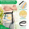 thumbnail image 4 of Yayeee Waist Apron with Pockets for Cooking Waterproof Half Server Aprons, Purple Rainbow Clouds, 4 of 7