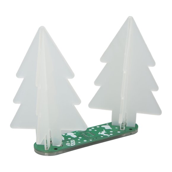 Electronic Christmas Tree Kit LED Gradient Light 3D DIY Electronic Assemble Kit Soldering Practice Applicable for Holidays