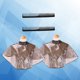 thumbnail image 1 of BESTYASH 1Jgo Accesorios De Peluquería Wai Cloth Y Mandil Marrón Lavable Para Corte Y Peinado, 1 of 8