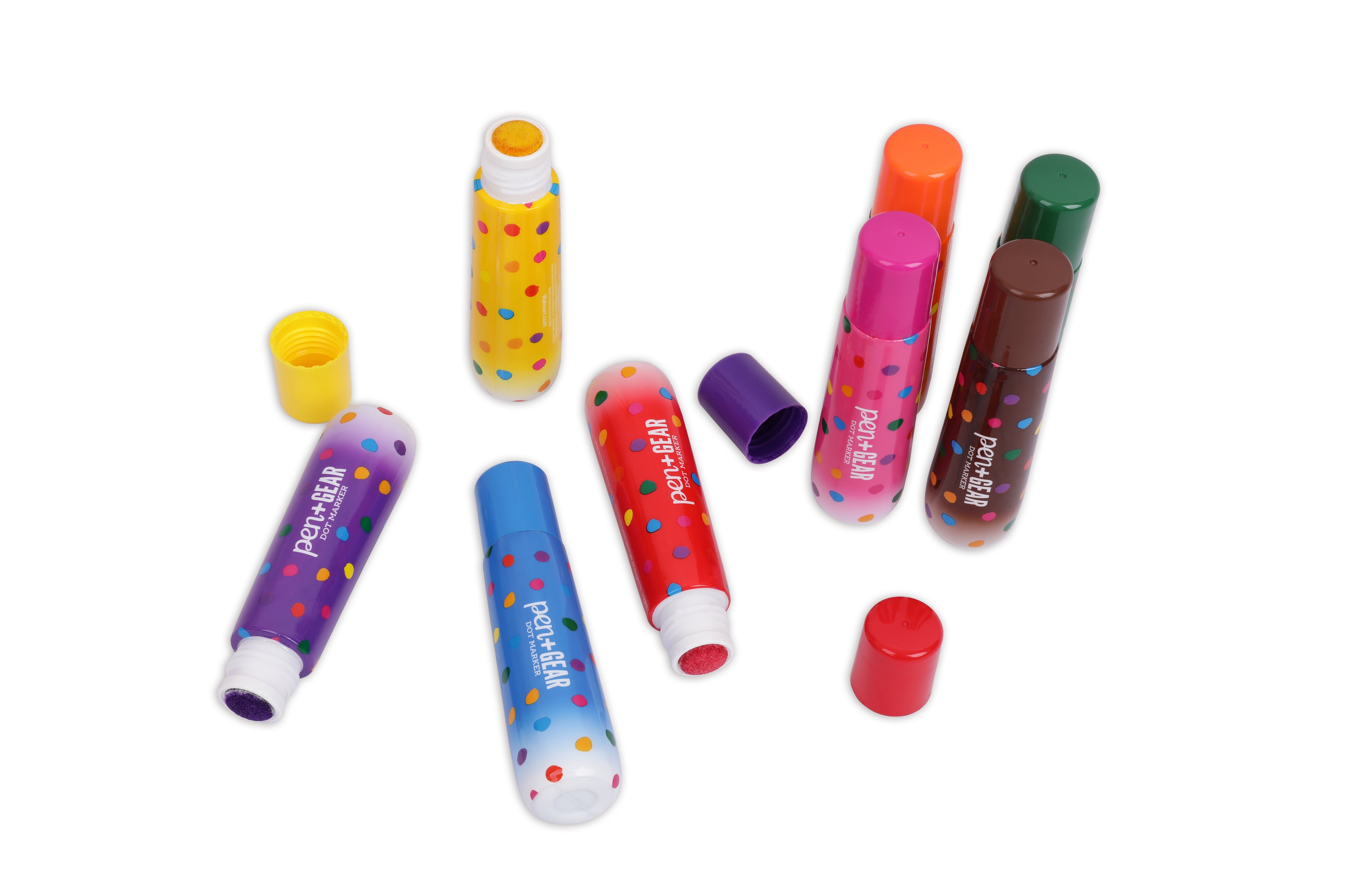 Cameron Frank Products Dot Markers for Toddlers 1-3 - Set of 8 Dauber Dawgs  Washable Dot Paints with 3 Activity Book PDFs