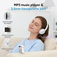 thumbnail image 5 of UMUTOO Mini Portable Bluetooth Radio with MP3 Player, FM Radio, Recording, 3W Speaker, TF Card Playback, Type-C Charging, Compact & Lightweight Design, 5 of 9
