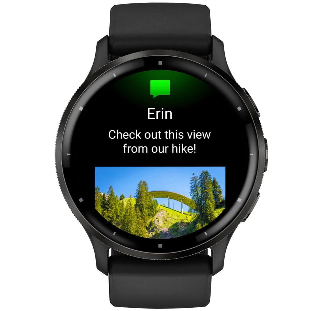 Restored Garmin 010-N2784-01 Venu 3 Health and Fitness GPS Smartwatch Slate Bezel / Black Band 45mm (Refurbished) Bundle with 2 YR CPS Enhanced Protection Pack