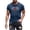 Navy, variant on T Shirts for Men Clearance under $5 Short Sleeved Round Neck Casual Printed Shirt