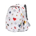 thumbnail image 3 of Mochila de tenis, bolsa de raqueta de gran capacidad con compartimento para zapatos, portátil, suave, con cremallera, correa ajustable, mochila de bádminton, 3 of 8
