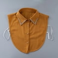 thumbnail image 2 of MEICHEN Women's Solid Color Detachable False Collar with Decoration Adjustable Tie Mock Neck Accessories, 2 of 9