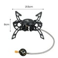 thumbnail image 4 of CSChome Lightweight Camping Stove Portable Camping Stove Cooking Burner Windproof 3800W High Power Flame Adjustable Foldable Design, 4 of 7