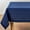 Navy Blue, variant on SARO 70 x 180 in. Rectangle Classic Hemstitch Border Tablecloth White