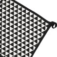 thumbnail image 4 of Potholders Trivets Kitchen Heat Resistant Cotton Coasters Hot Pads Pot Holders Set of 5 for Everyday Cooking and Baking by 8 x 8Inch (Red) Triangle Triangle, 4 of 7