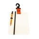 thumbnail image 4 of Tablero de escritura para buceo con clip giratorio y lápiz, tablero de escritura para buceo Naranja, 4 of 9