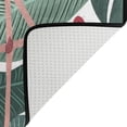 thumbnail image 5 of SKYSONIC 72x48in Patterns of Flamingos Area Rug, Palm Trees Leaves Non-Slip Floor Carpet for Indoor Living Dining Room and Bedroom Area, 5 of 7
