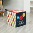 thumbnail image 4 of FastXmas Christmas Large Cube Gift Boxes,Christmas Theme Collapsible Cube Candy Box,Pine-Tree Printed Xmas Gifts Box Decorations for Boys Girls Gifts and Holiday,Party,Wedding Gifts Wrapping(9.8"), 4 of 5