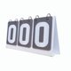 thumbnail image 3 of Flip Scoreboard Tabla portátil Score para bádminton voleibol fútbol gris, 3 of 8