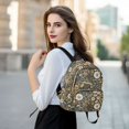 thumbnail image 6 of FORMRS Mini Backpack Purse for Women Quilted Travel Daypack Casual Shoulder Bag, Floral Wilderness Pattern, 6 of 7