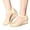 Beige, variant on WIZUTIZ Wedge Sandals for Women Women's Sandals Comfort Cushion Stretch Knitted Beach Sandals Buckle Peak Toe Summer Shoes Mid Heel (2"-3") Medium Solid Sandals for Ladies 4th of July Gifts Beige
