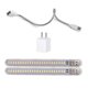 thumbnail image 1 of Paquete de 2 mini luces de libros USB 100LM LED LED Lámparas de lectura brillante U Power Bank Power Laptop Iluminación de la noche Dormitorio Inevent HA010344-00, 1 of 6
