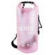 thumbnail image 3 of Bolsa seca impermeable con parte superior enrollable, ligera y portátil para flotar, senderismo y pesca. Rosa, 3 of 9