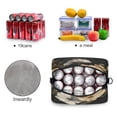 thumbnail image 4 of Insulated Crossbody Lunch Bag 10L Lunch Tote with Adjustable Shoulder Strap for Work Office Picnic Moon Phases with Flowers and Stars, 4 of 6