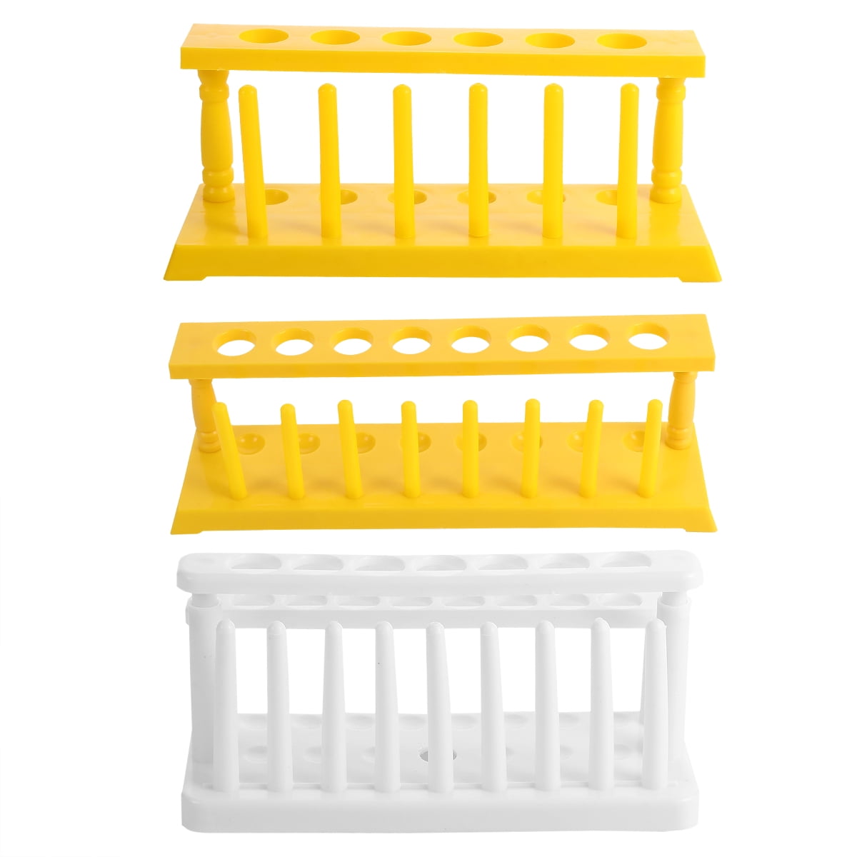 Etereauty 3pcs Test Tube Rack Tube Holder Storage Rack Test Tube stand Equipment