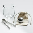 Brilliant ROX and ROLL 4Piece Whisky Glass with Stainless Steel Ice