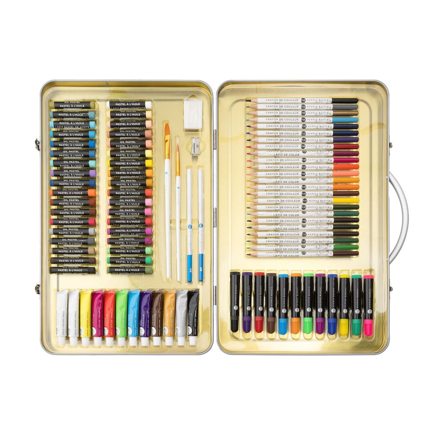 American Crafts Kit d'art 91 pieces Kit D'art