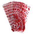 thumbnail image 1 of 100pcs Valentine's Day Candy Bags Transparent Cookie Bags Sweets Pouches, 1 of 7