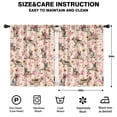 thumbnail image 2 of Blackout Kids Curtains,German Shepherd Dog and Flower Childrens Insulated Curtains Set Of 2,Bedroom Essentials,Toddler Room Decor 42x54in(106x137cm), 2 of 4