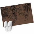 thumbnail image 2 of Tree Branches Bird Washable Small Entryway Area Rugs 2'x3', Brown Background Black Deadwood Low Pile Throw Rug Non-Slip Sturdy Edge Binding Carpet for Front Door Floor Room Entry, 2 of 9