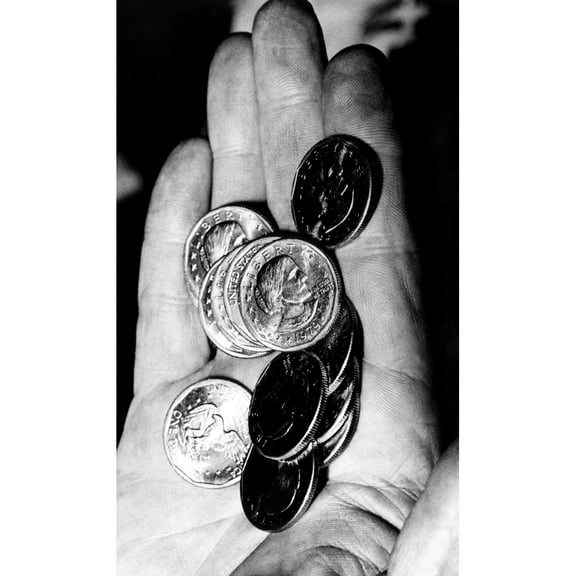 New Silver 'Susan B. Anthony' Dollar Coins History (24 x 36)