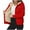 CC-Red, variant on QIUOMBBP Womens Xmas Hoodies Casual Zip Up Christmas Fuzzy Jacket Fleece Sherpa Lined Warm Hooded Sweatshirts Coats, Black, M