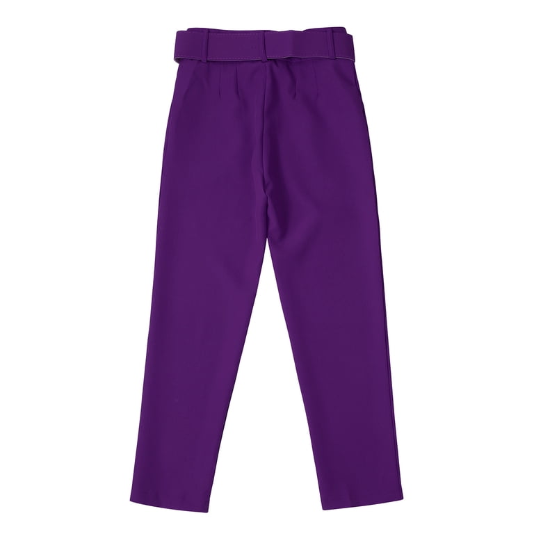 knee length dresses for ladies Light Purple The Most Popular High Waisted Dress Pants – Aquarius Brand